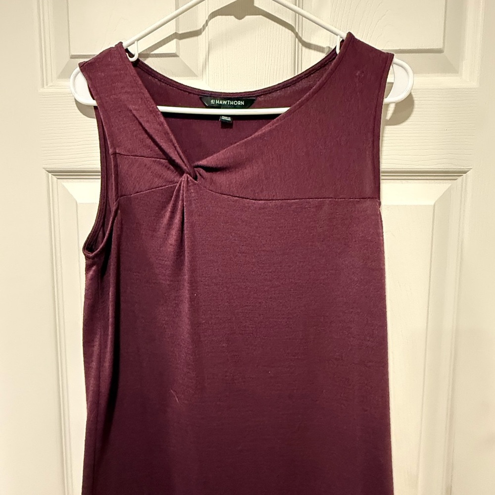 Market Spruce Twist Knit Tank